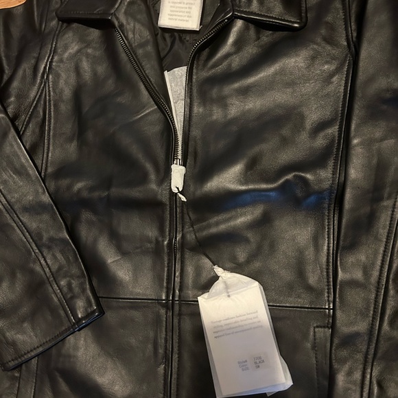 VINTAGE 90’s GENUINE LAMB LEATHER JACKET! - Picture 4 of 8